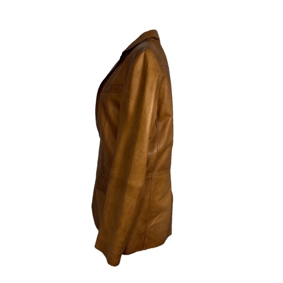 Stetson Leather Jacket Women’s Size Small Tan - Picture 4 of 12